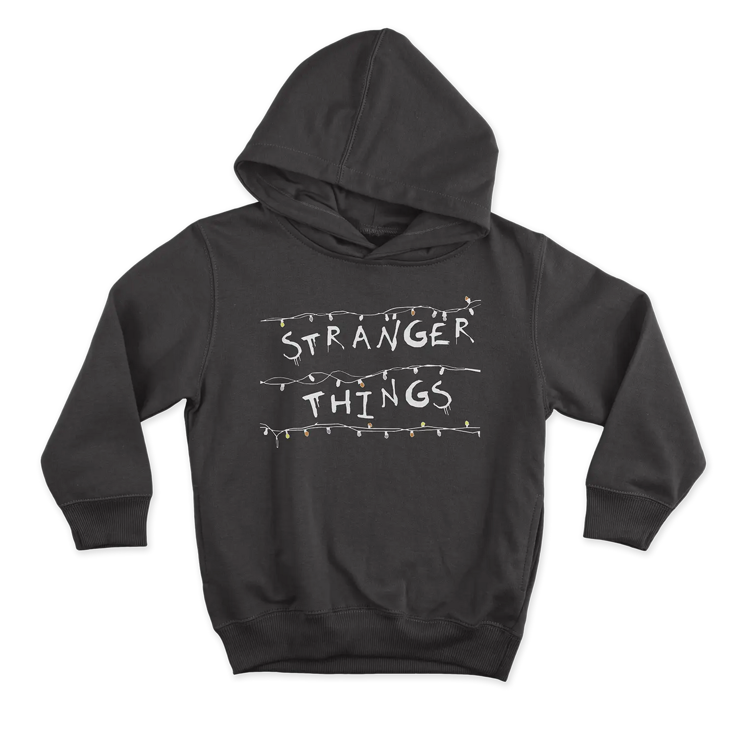 Stranger Things Lights crni duks od 100% pamuka za ljubitelje filmova online prodaja i isporuka