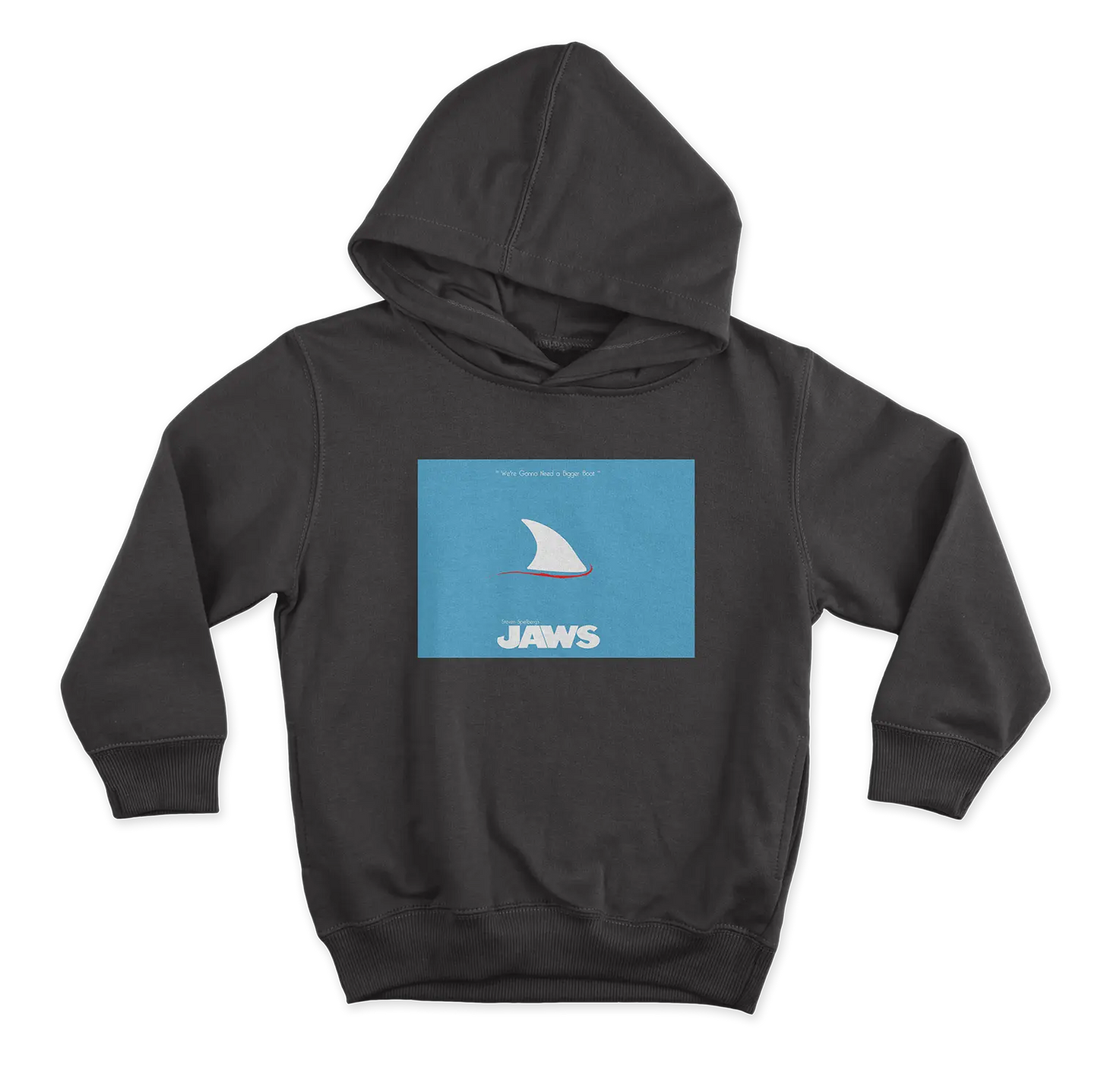 Jaws Minimalist crni duks od 100% pamuka za ljubitelje filmova online prodaja i isporuka