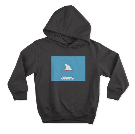 Jaws Minimalist crni duks od 100% pamuka za ljubitelje filmova online prodaja i isporuka