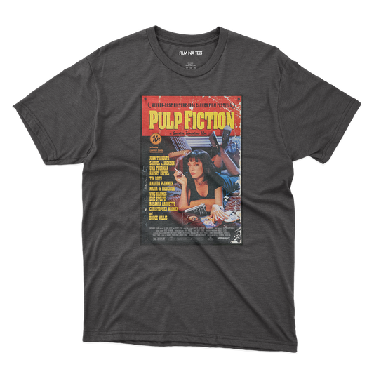 Pulp Fiction Poster crna majica od 100% pamuka za ljubitelje filmova online prodaja i isporuka