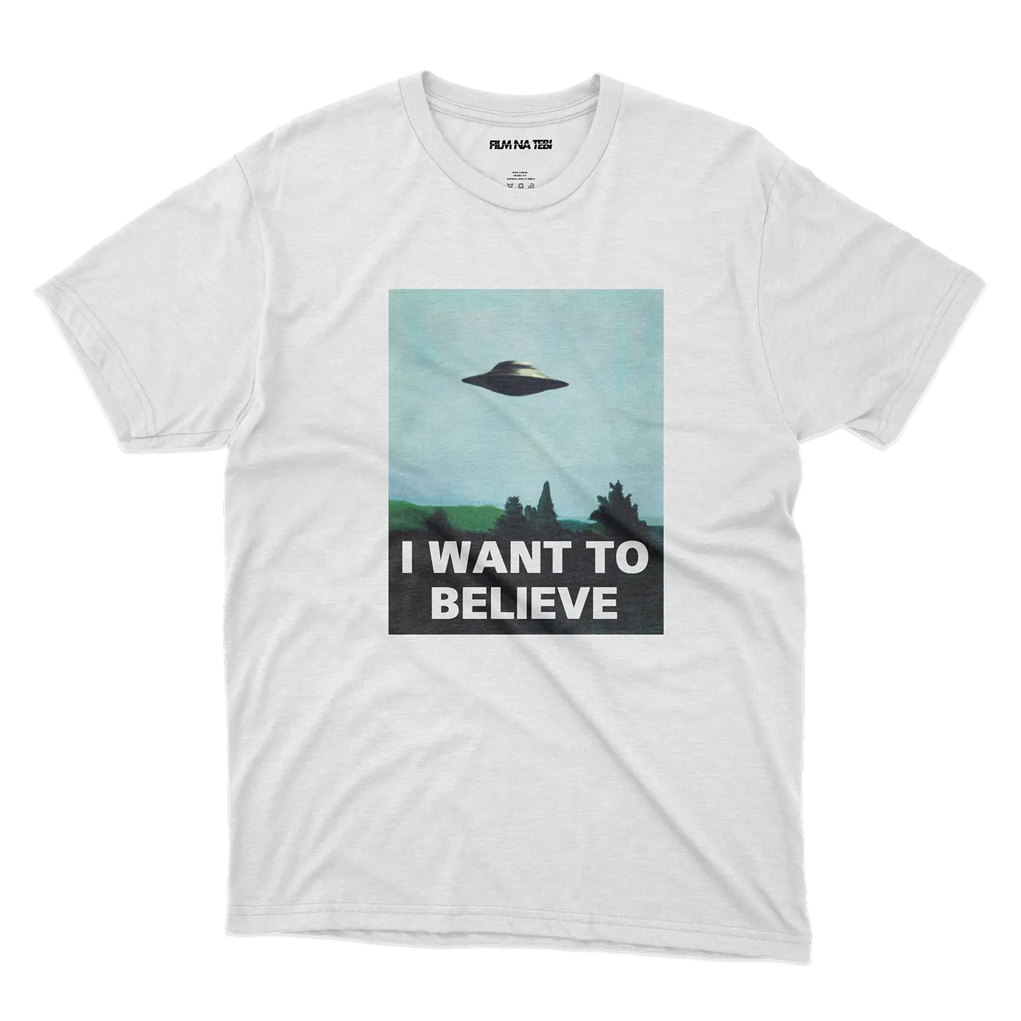 The X Files I Want To Believe bela majica od 100% pamuka za ljubitelje filmova online prodaja i isporuka