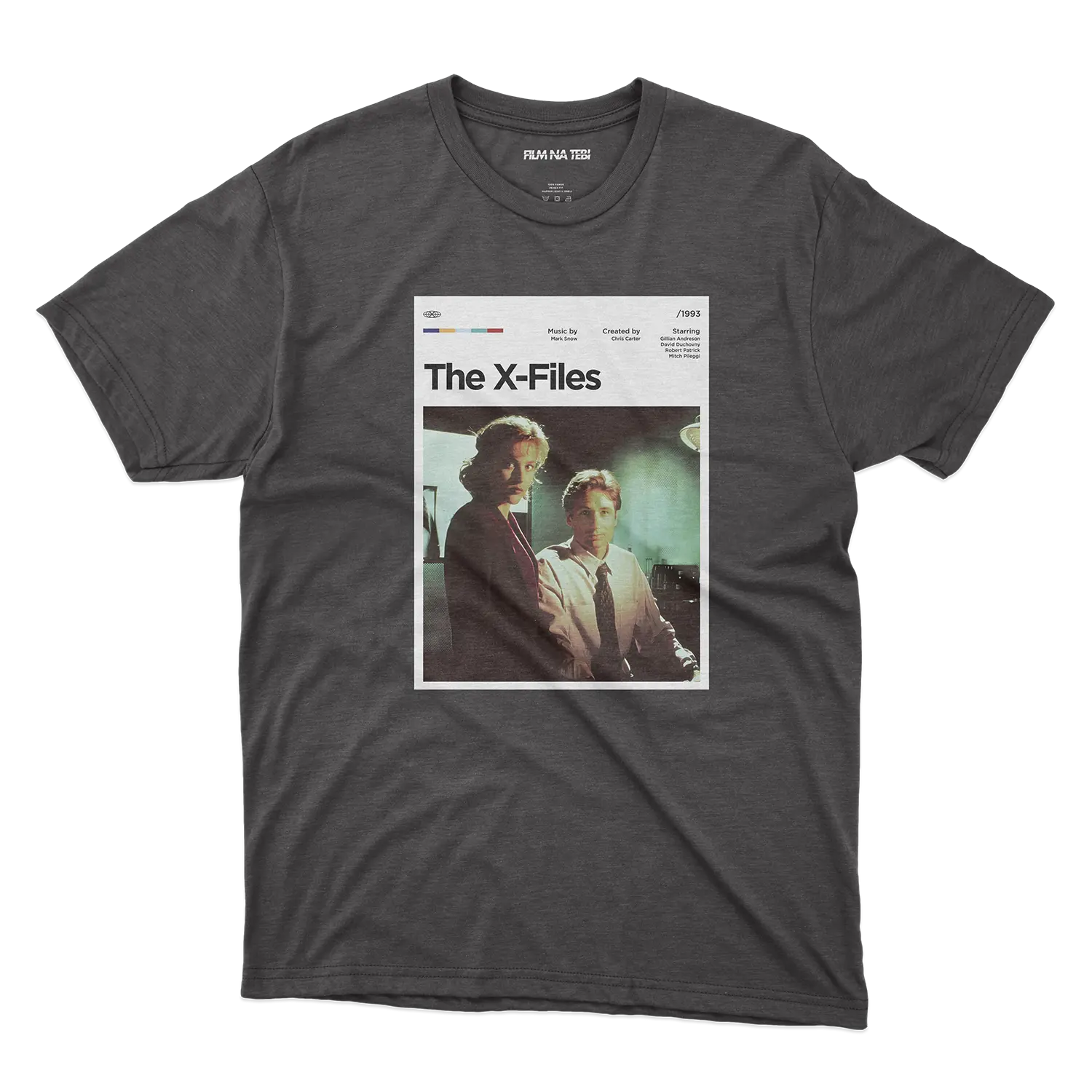 The X Files Mulder & Scully crna majica od 100% pamuka za ljubitelje filmova online prodaja i isporuka